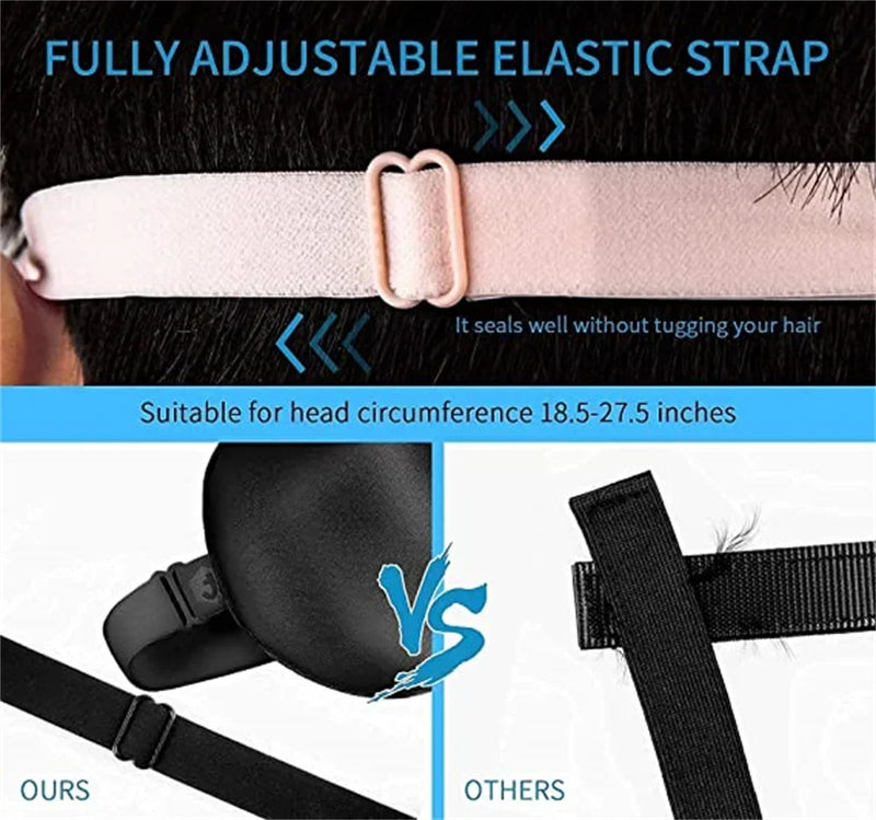 Silk Cotton Padded Eye Mask | Full Cover Light Block