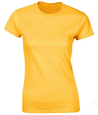 100% Cotton Women's T-Shirts Short Sleeves Solid Color