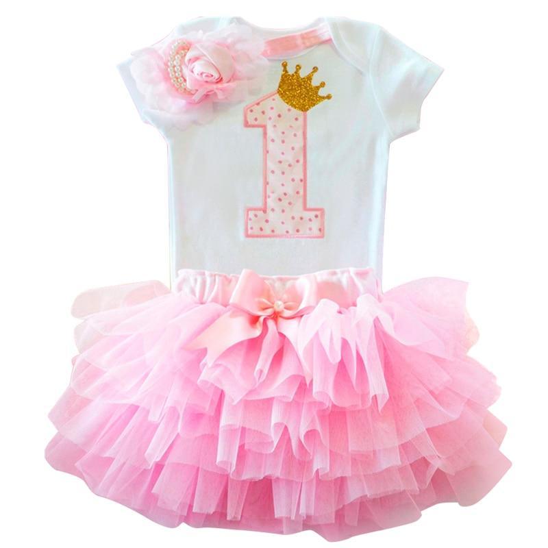 Unicorn Party Dresses For 1 Year Baby Girl Birthday Outfits FOr 1st Birthday Party
