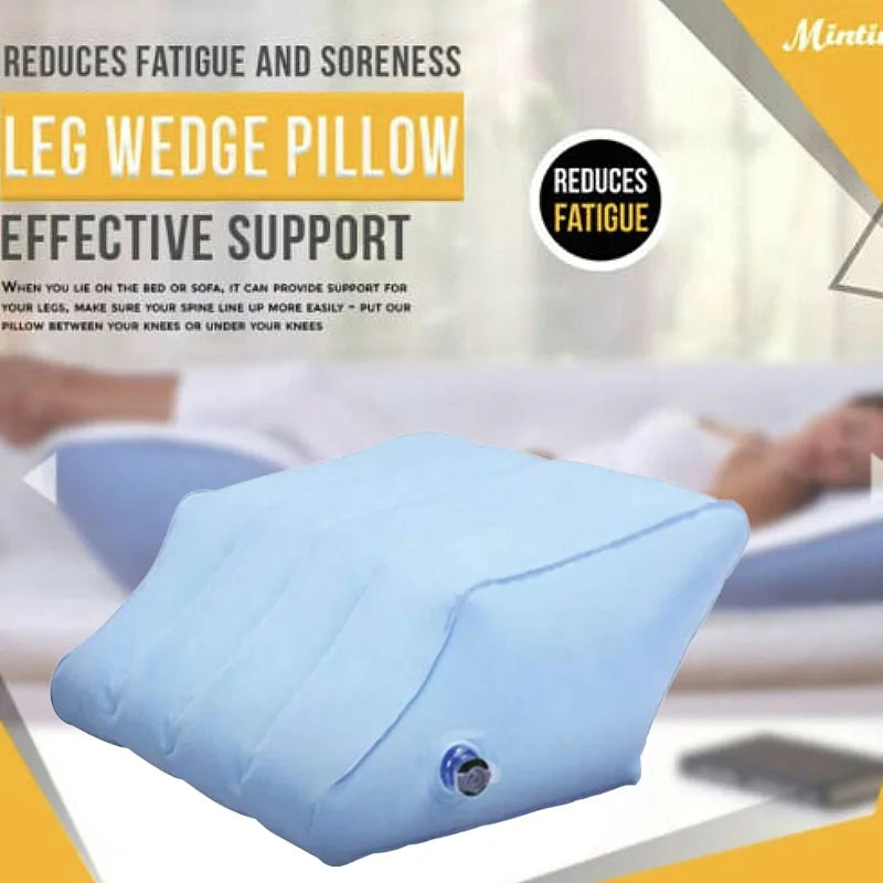 Inflatable Leg Pillow for Travel and Relaxation