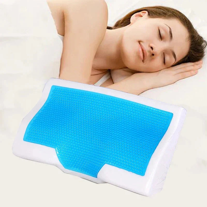 Memory Foam Gel Pillow with Ice-Cool Technology