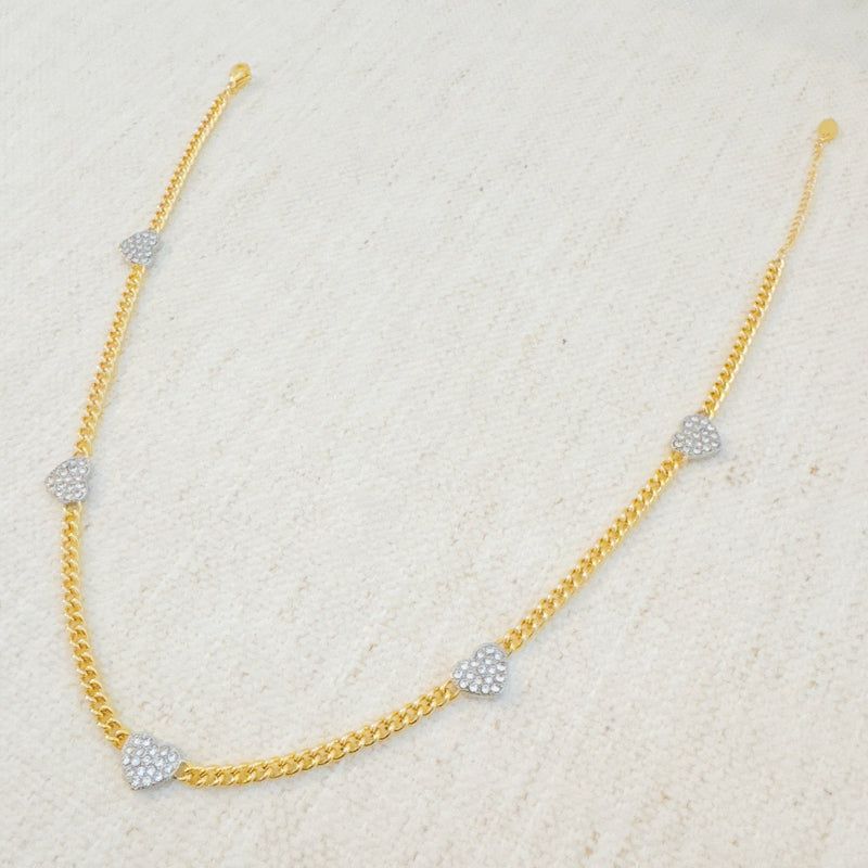 Heartful Rhythm Chain Necklace