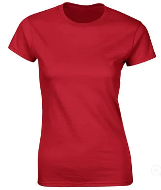 100% Cotton Women's T-Shirts Short Sleeves Solid Color