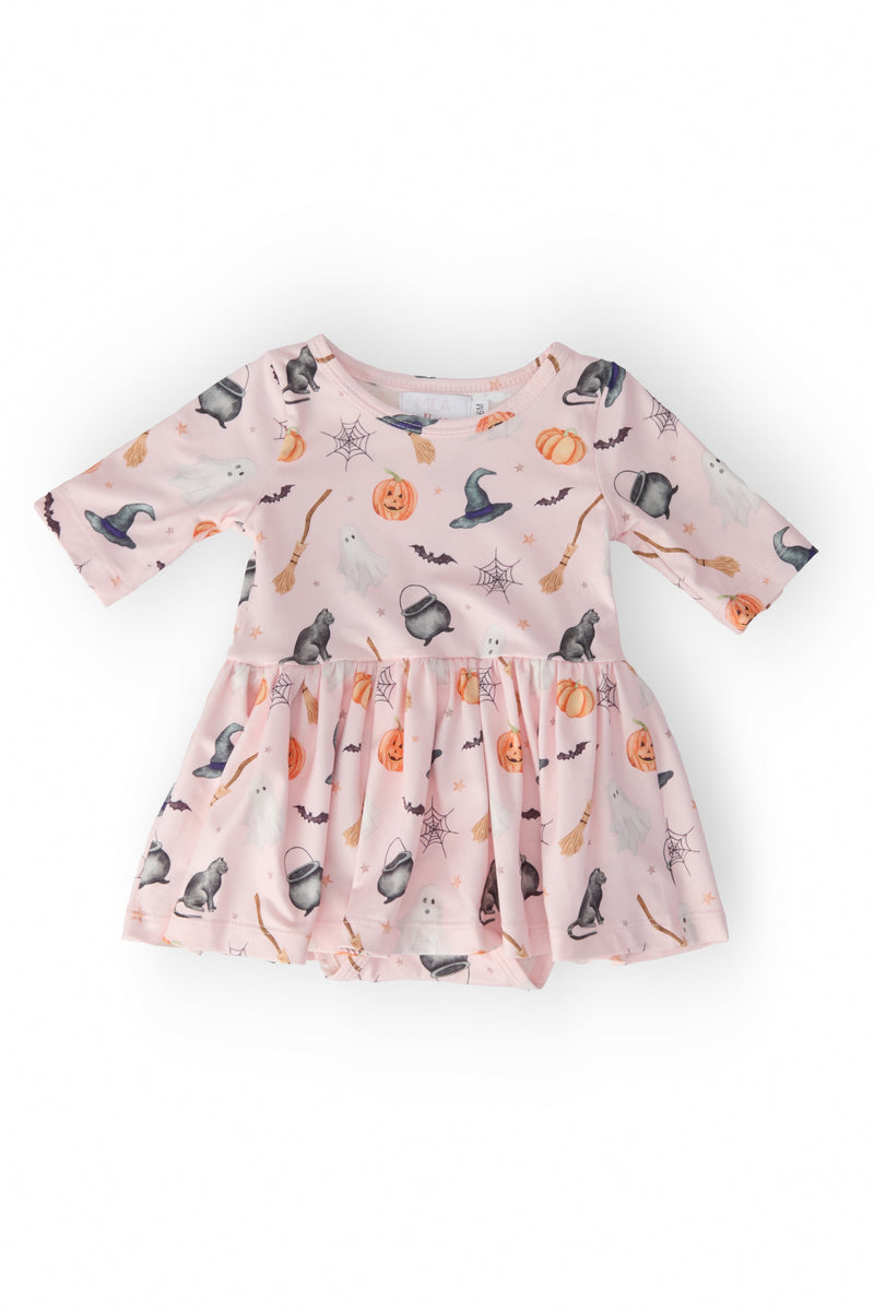 Hey Boo 3/4 Sleeve Twirl Bodysuit