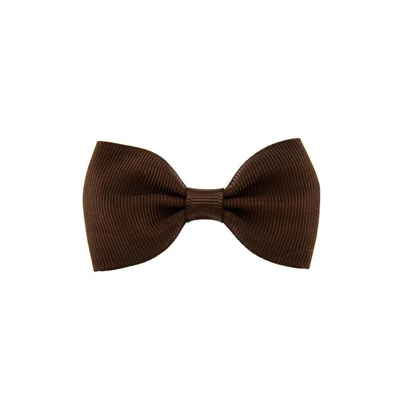 Colorful Mini Bow Tie Hair Clip Small Sweet Solid Ribbon Bow Safety Hair Clips Hairpins Baby Girl Hair Accessories