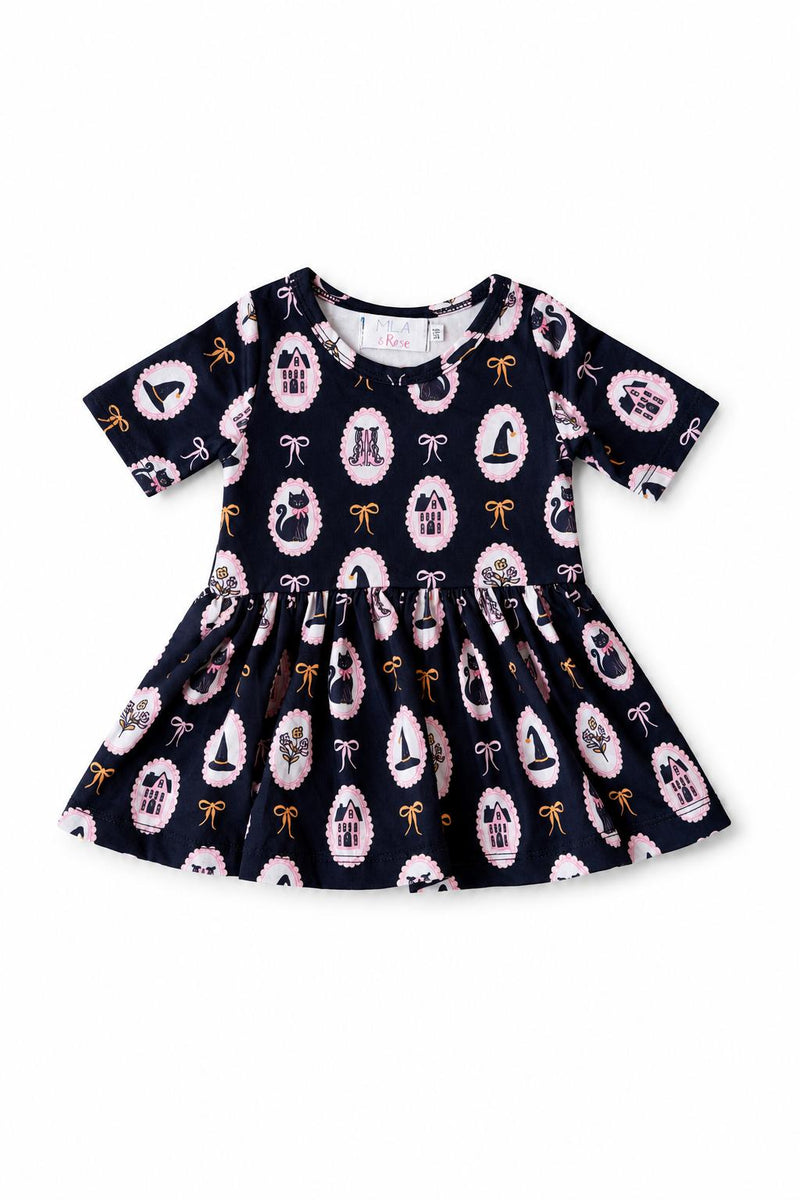 Hocus Pocus 3/4 Sleeve Twirl Bodysuit
