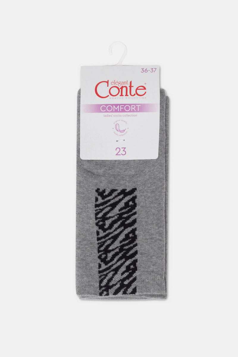 Cotton Socks Conte Comfort 570 - Zebra Stripes
