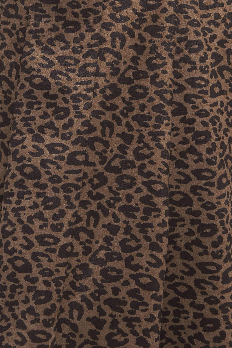 URBAN JUNGLE GLAM SUEDED KNIT MIDI DRESS