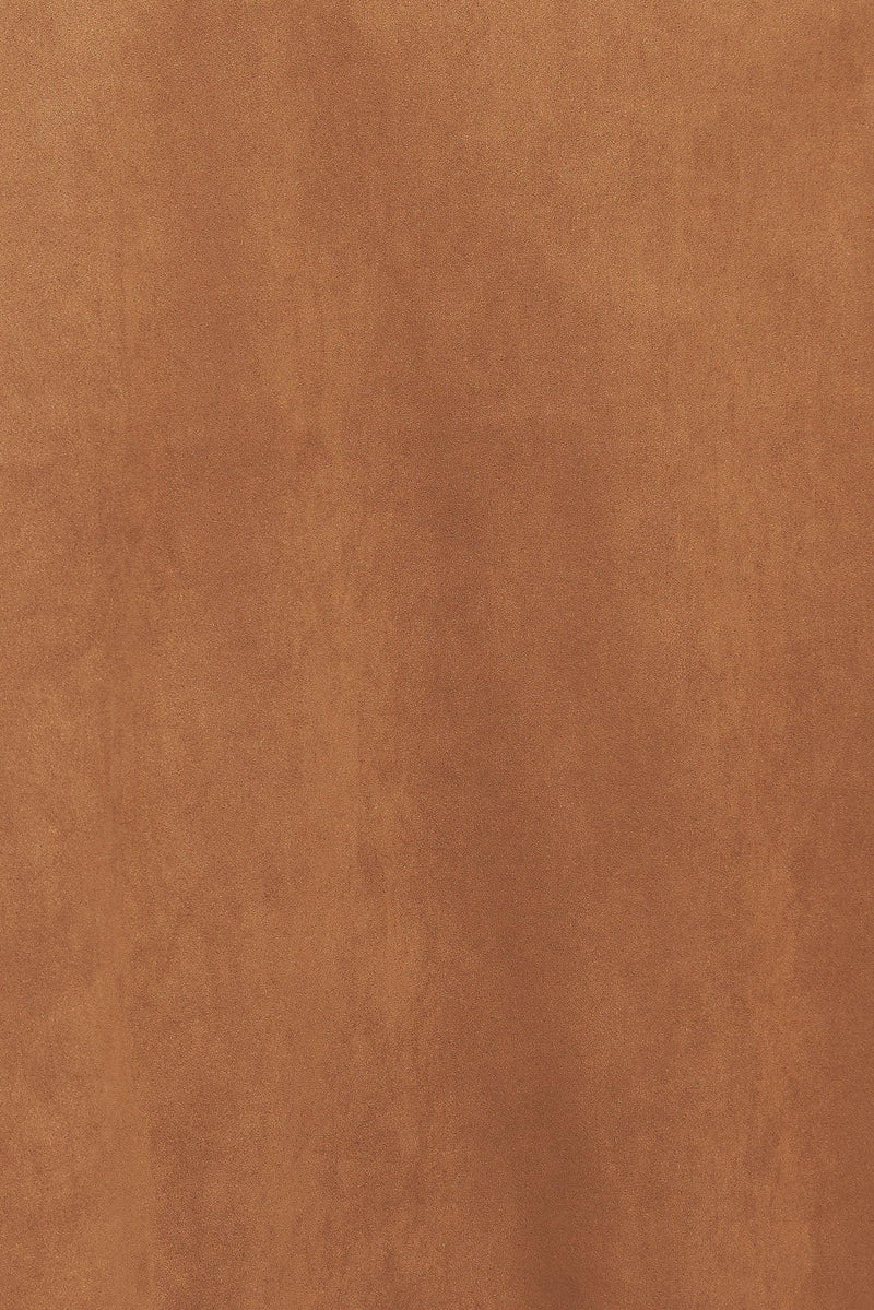 DESERT FLOWER FAUX SUEDE TOP