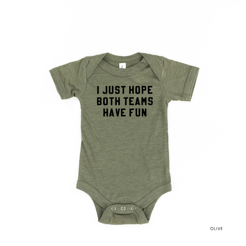 I Just Hope Both Teams Have Fun - Short Sleeve Child Tee