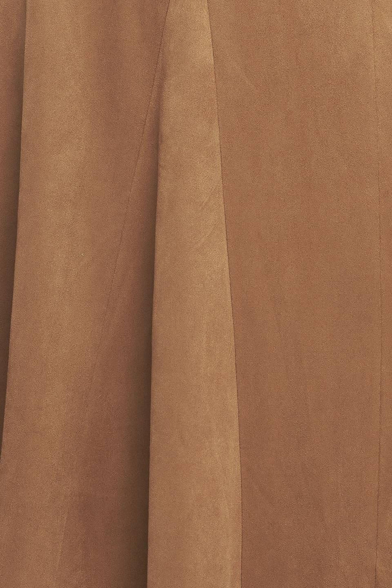 URBAN CHIC FAUX SUEDE MIDI SKIRT