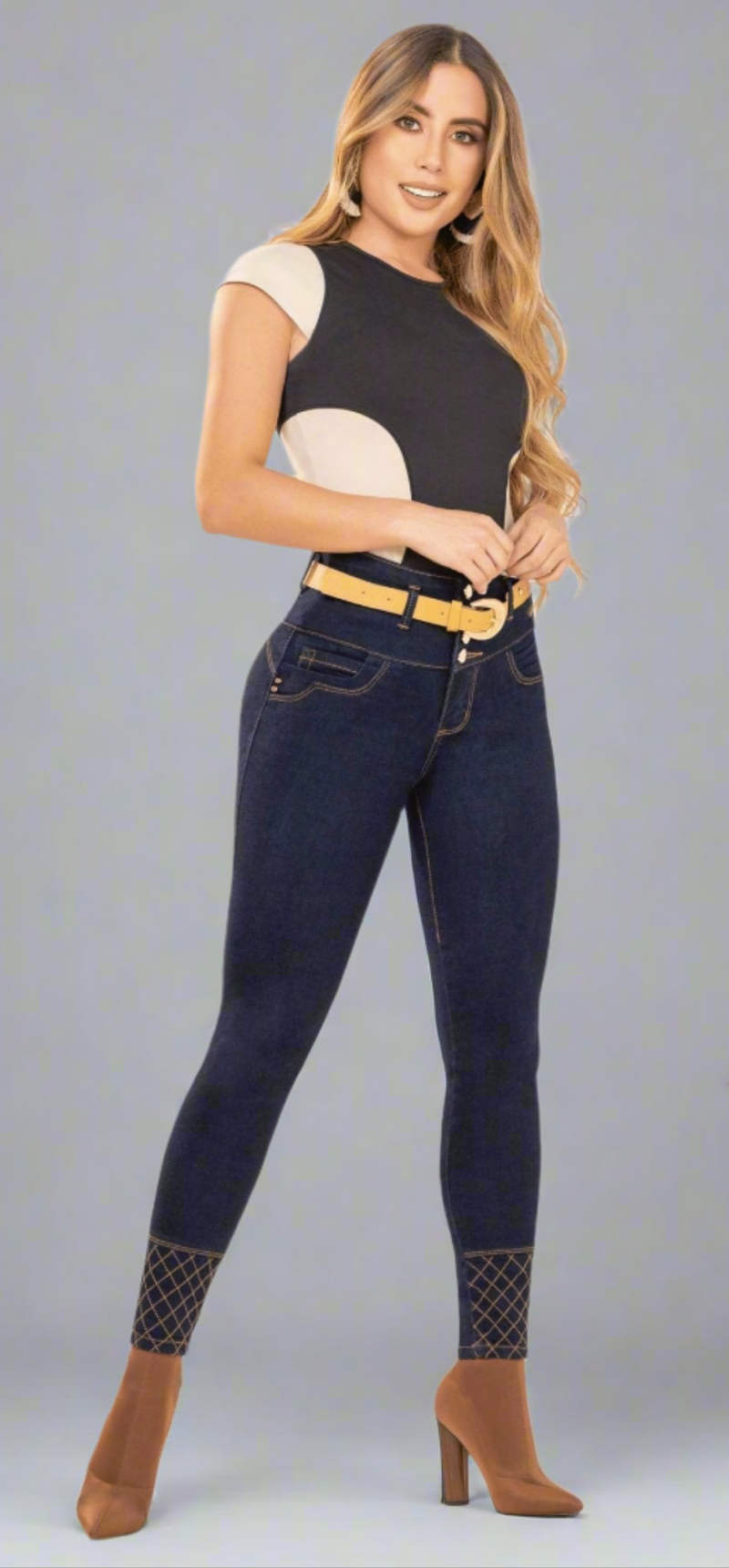 W-120 100%  Authentic Colombian Push Up Jeans