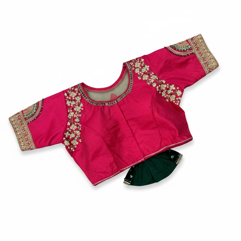 Front hook blouse