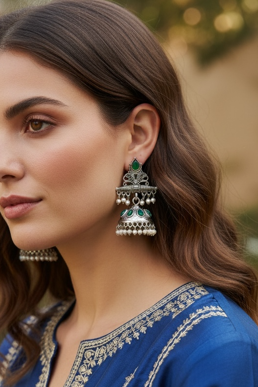 Oxidized earrings