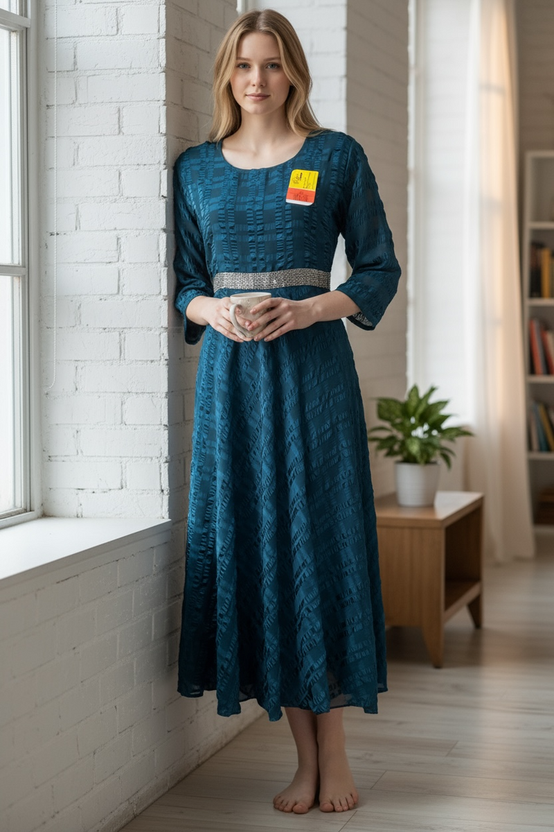 Chiffon long Kurti