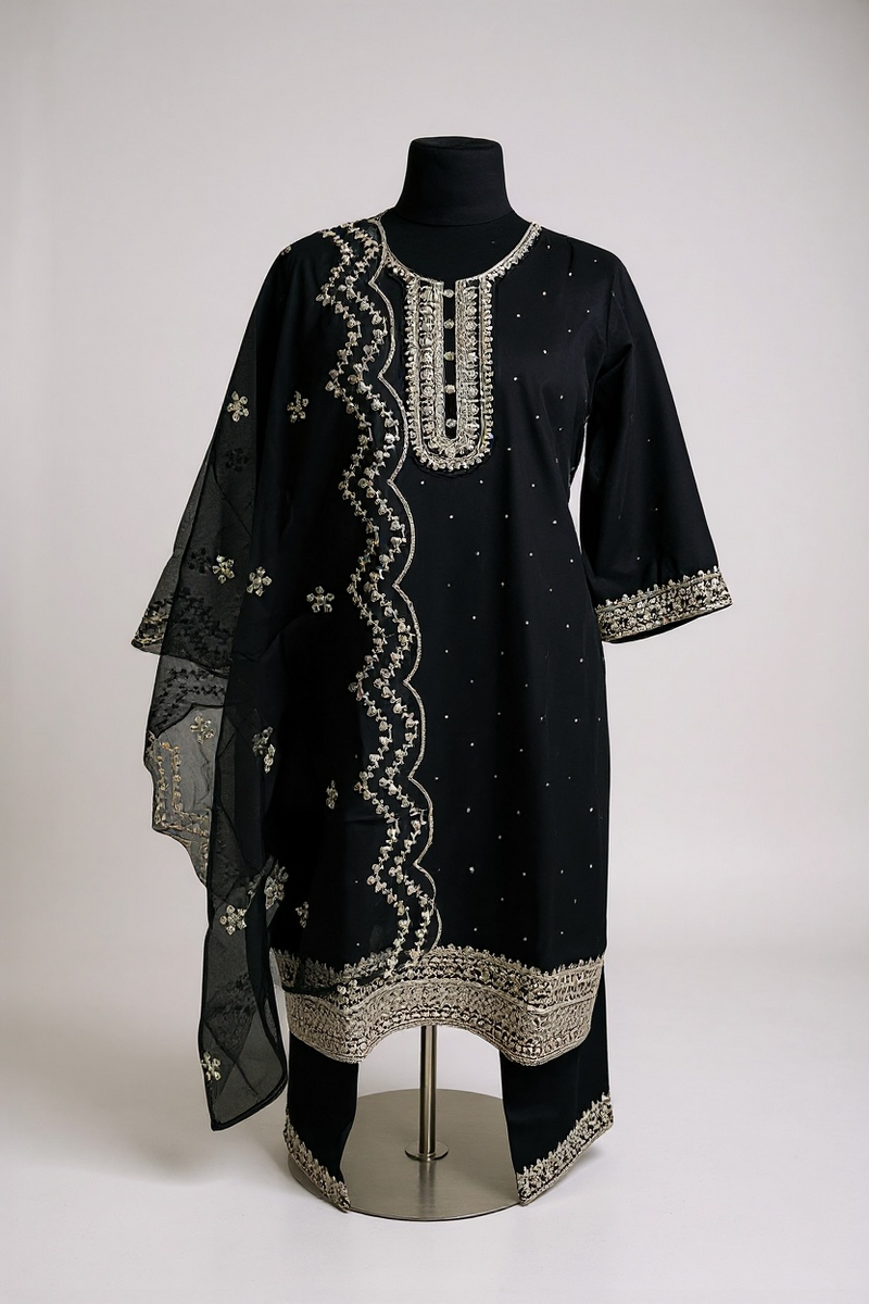 Elegant modal silk Kurti set For Women Tunic By Kurti Connection USA