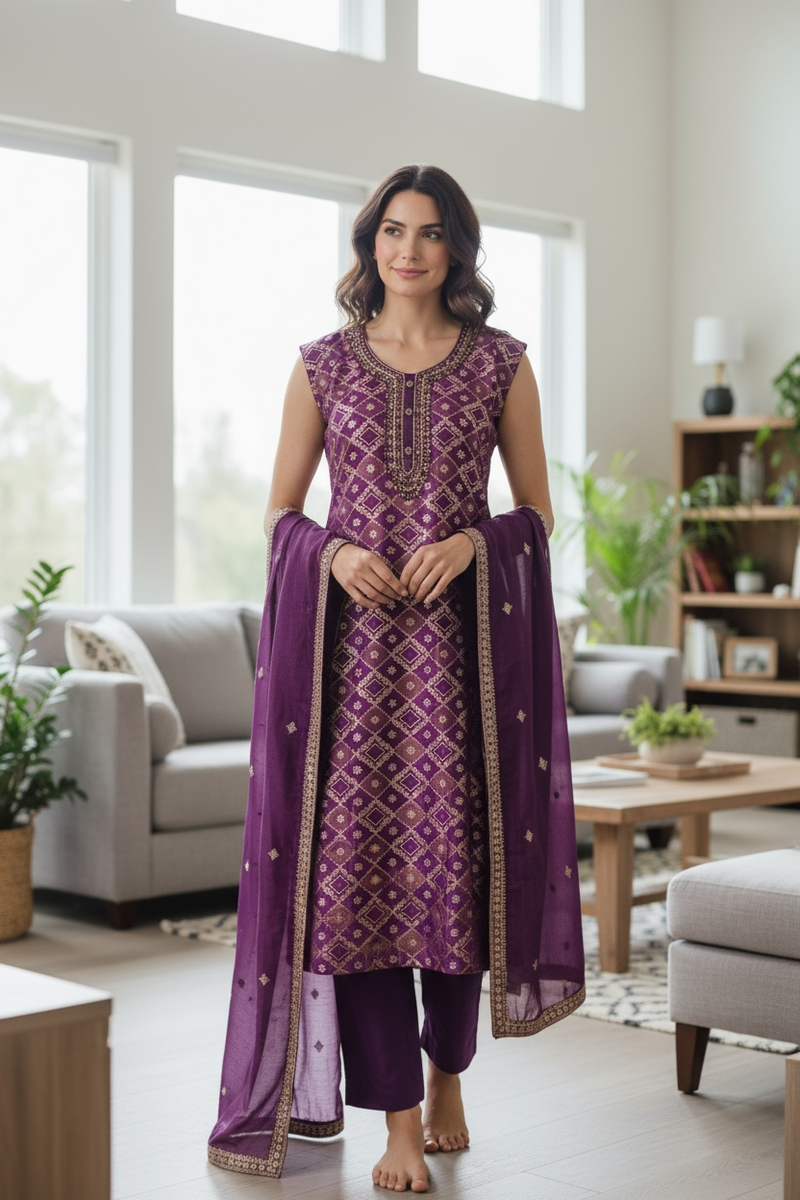 Banarasi salwar kameez set