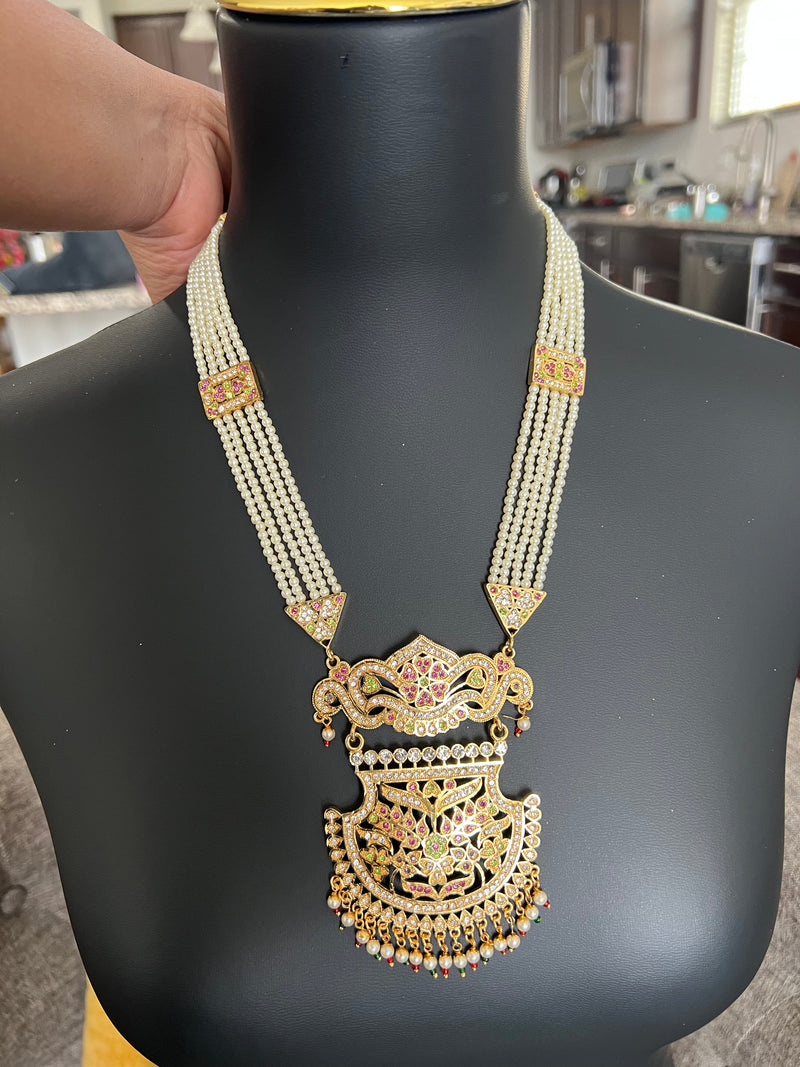 Jadau haar : long necklace
