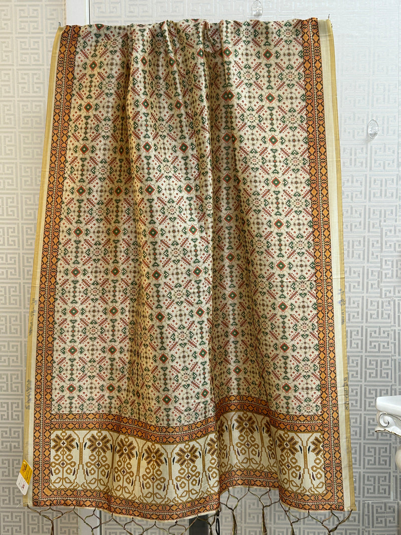 Silk dupatta : digital print