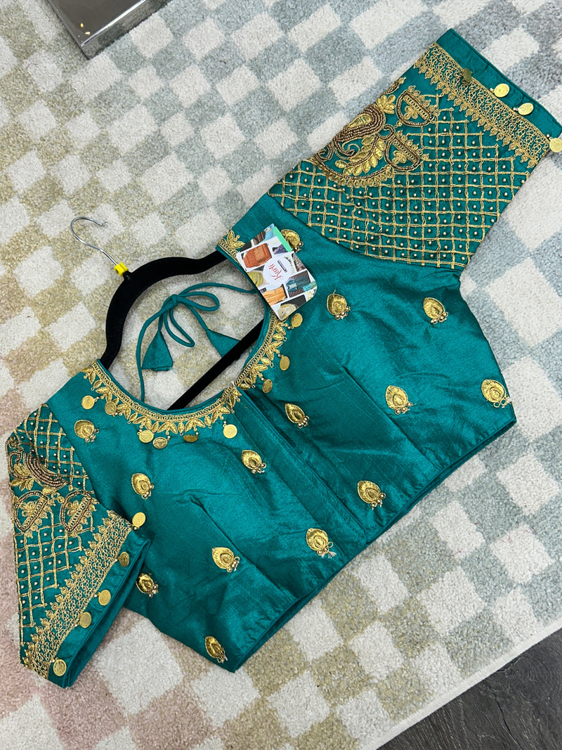 Cotton silk blouse