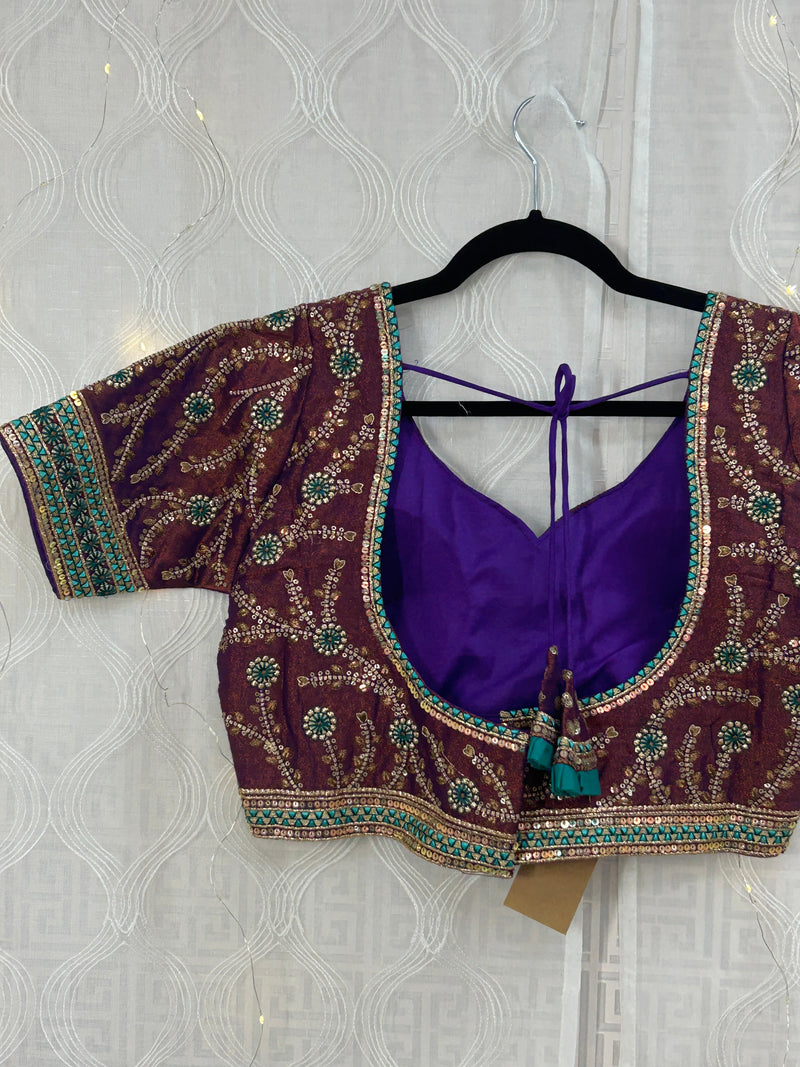 Heavy embroidery work blouse