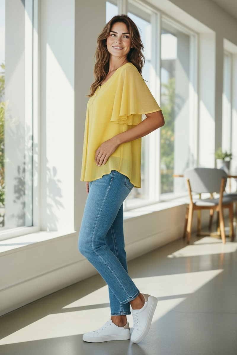 Chiffon top : clearance
