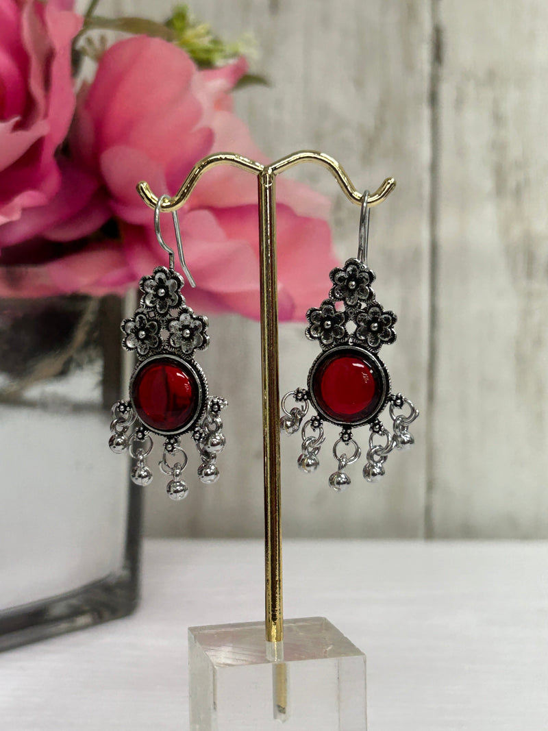 Oxidized earrings | hanging earrings