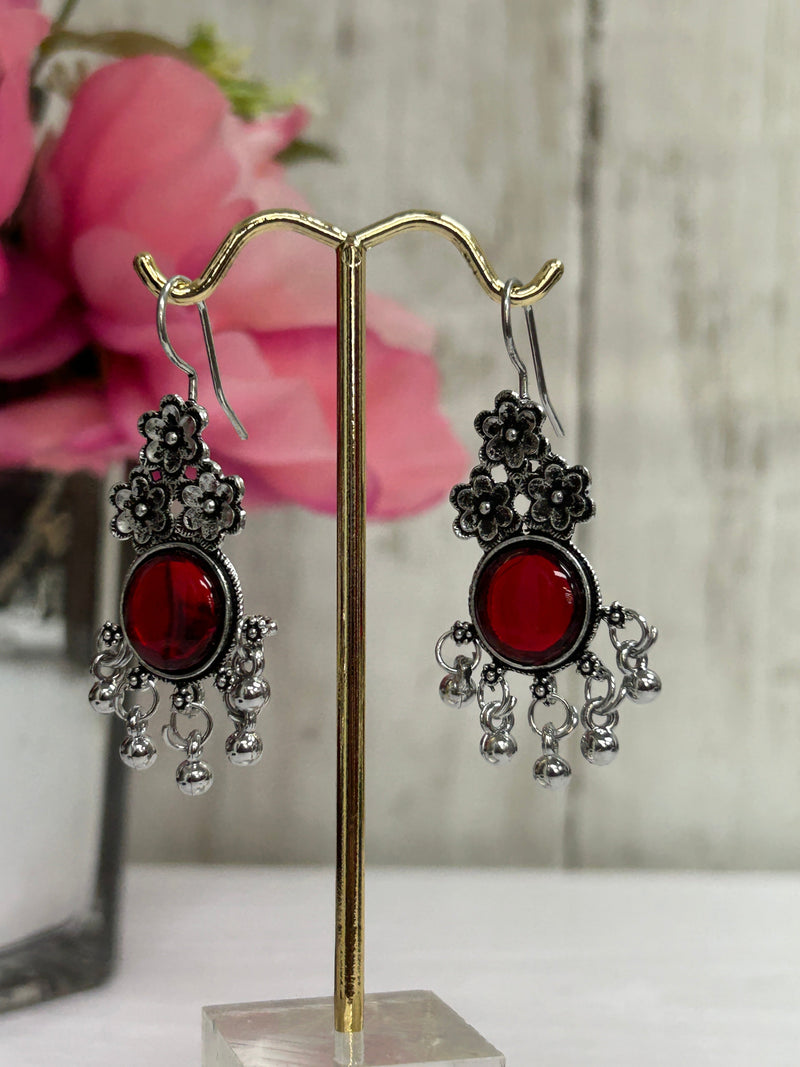 Oxidized earrings | hanging earrings