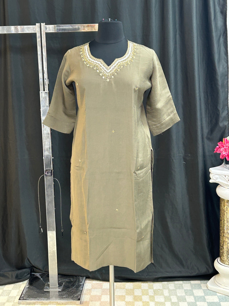 Modal silk kurtis
