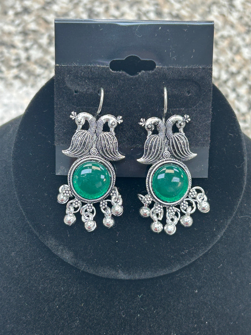 Oxidized ear rings
