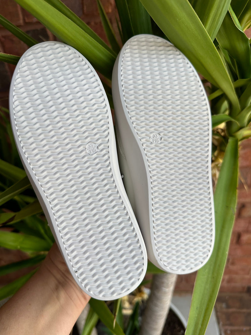 Gold Star Purple Heel Star Sneakers