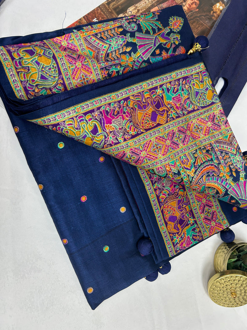 Wedding wear silk saree