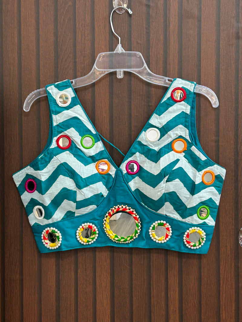 Mirror work blouse