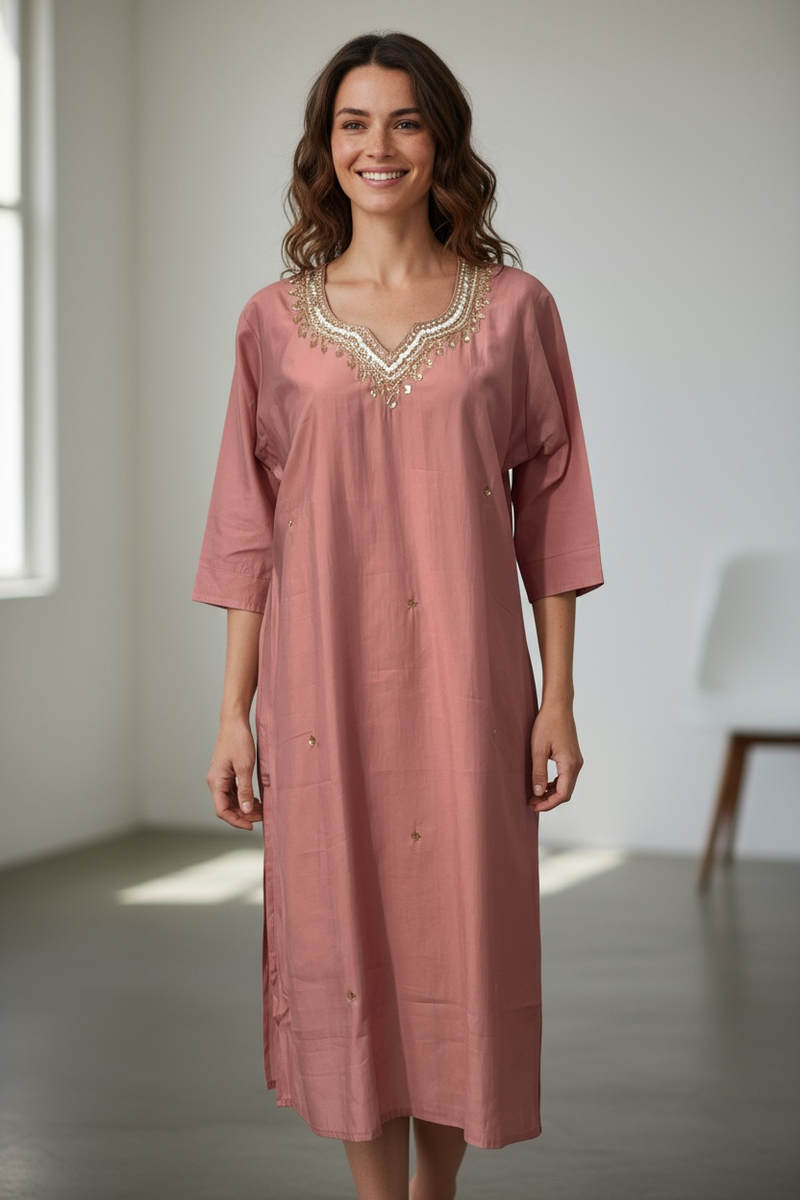 Modal silk kurtis