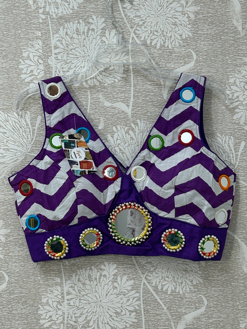 Mirror work blouse