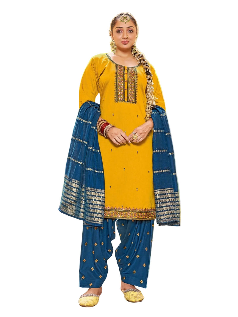Queen : rayon patiala suit