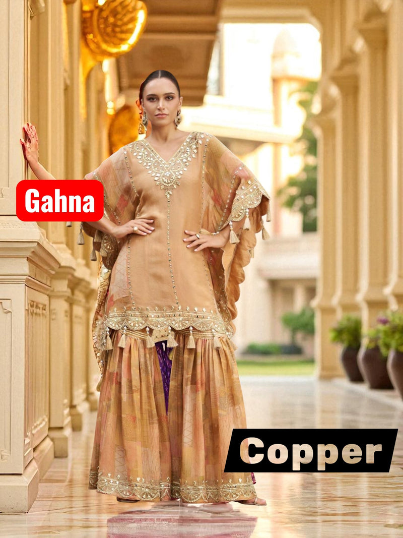 Gahna : kaftan plazzo sets