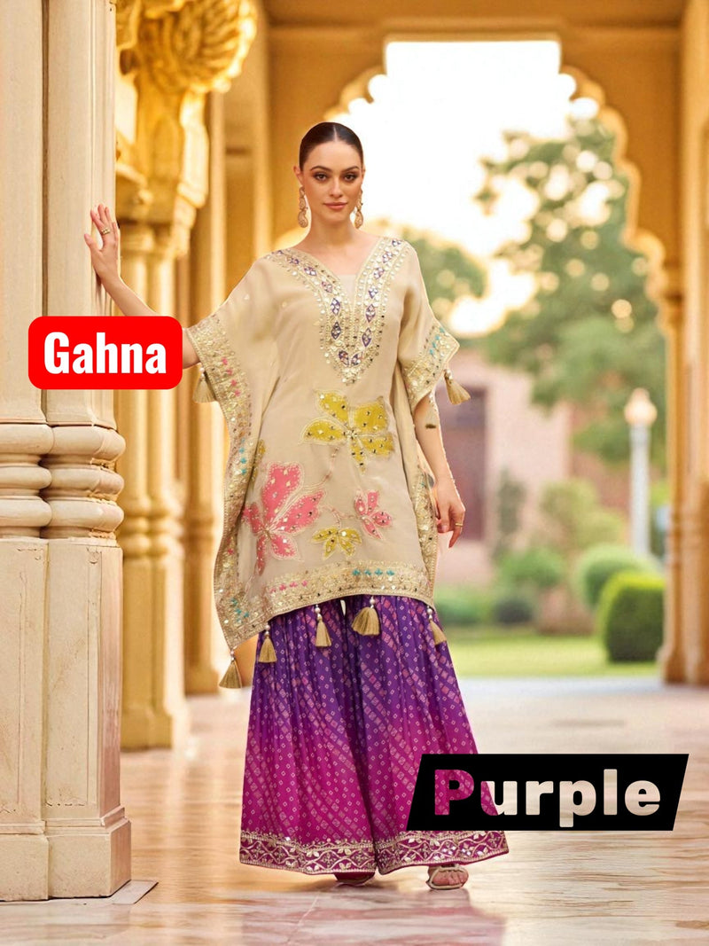 Gahna : kaftan plazzo sets