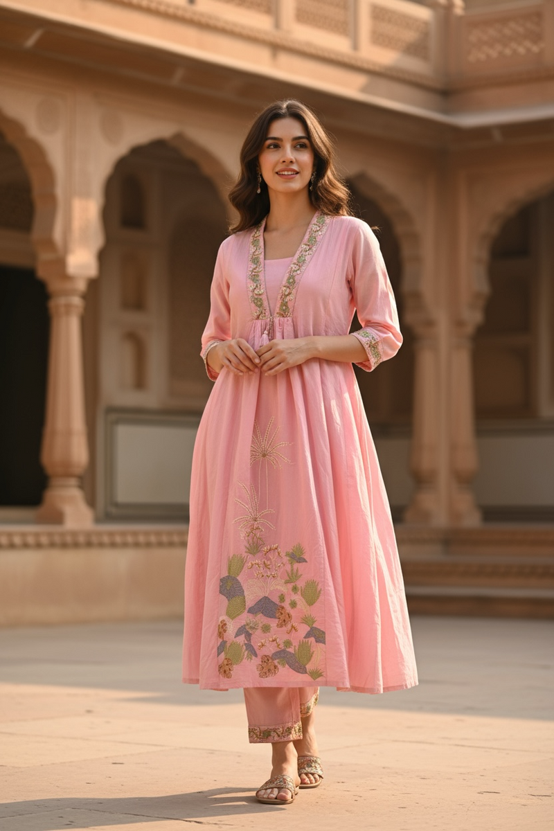 Cotton Co ord set : Kurti pant set /  clearance