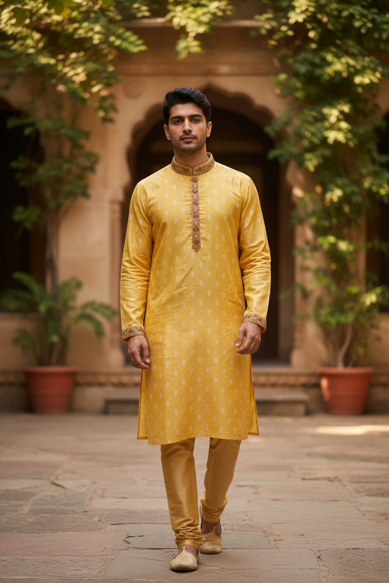 Silk kurta set