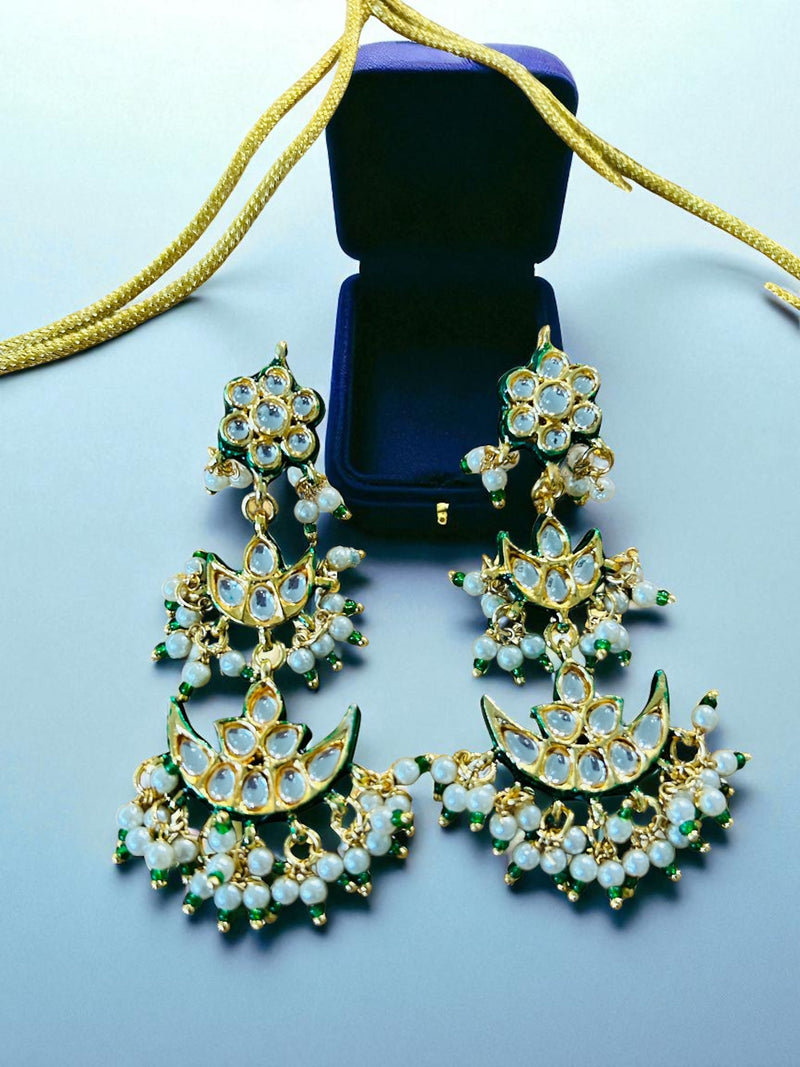 Kundan Rajwadi necklace set