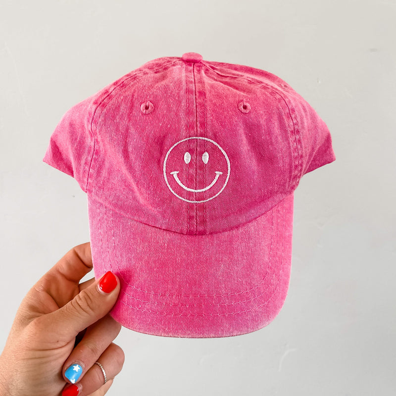 Smiley Face - Child Baseball Cap