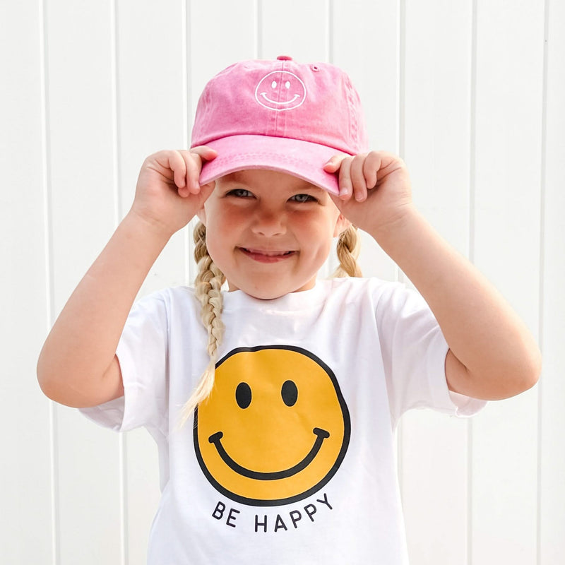 Smiley Face - Child Baseball Cap