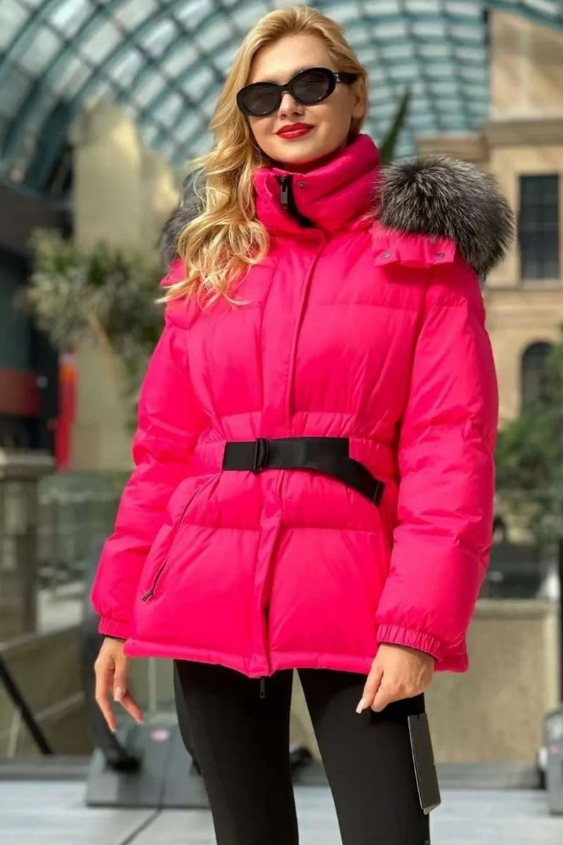 Genuine Silver Fox Down Fill Jacket