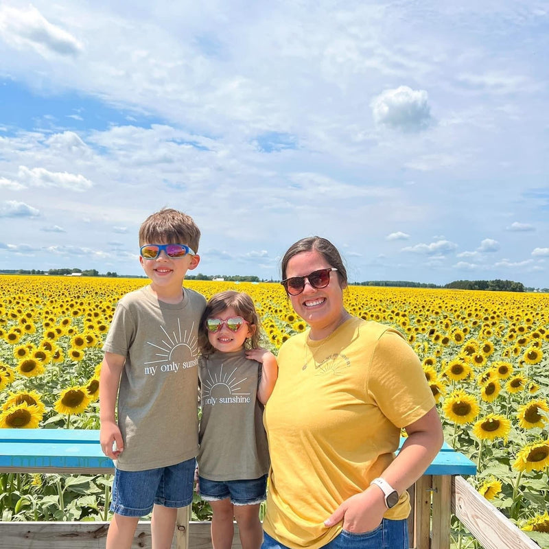 My Only Sunshine w/ Full Sun on Back - Child Tee