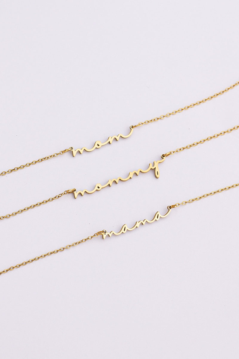 "Mom" Necklace