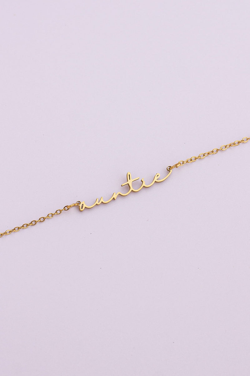 "Auntie" Necklace