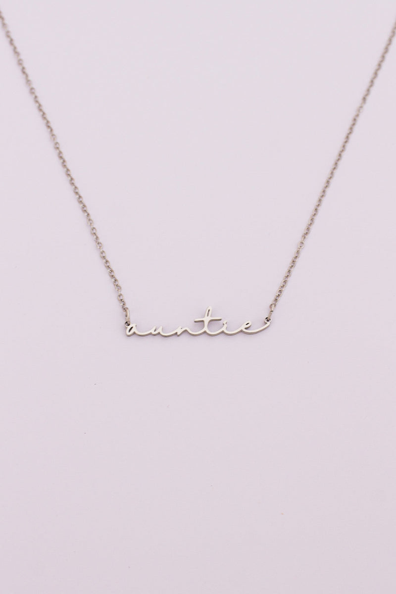 "Auntie" Necklace