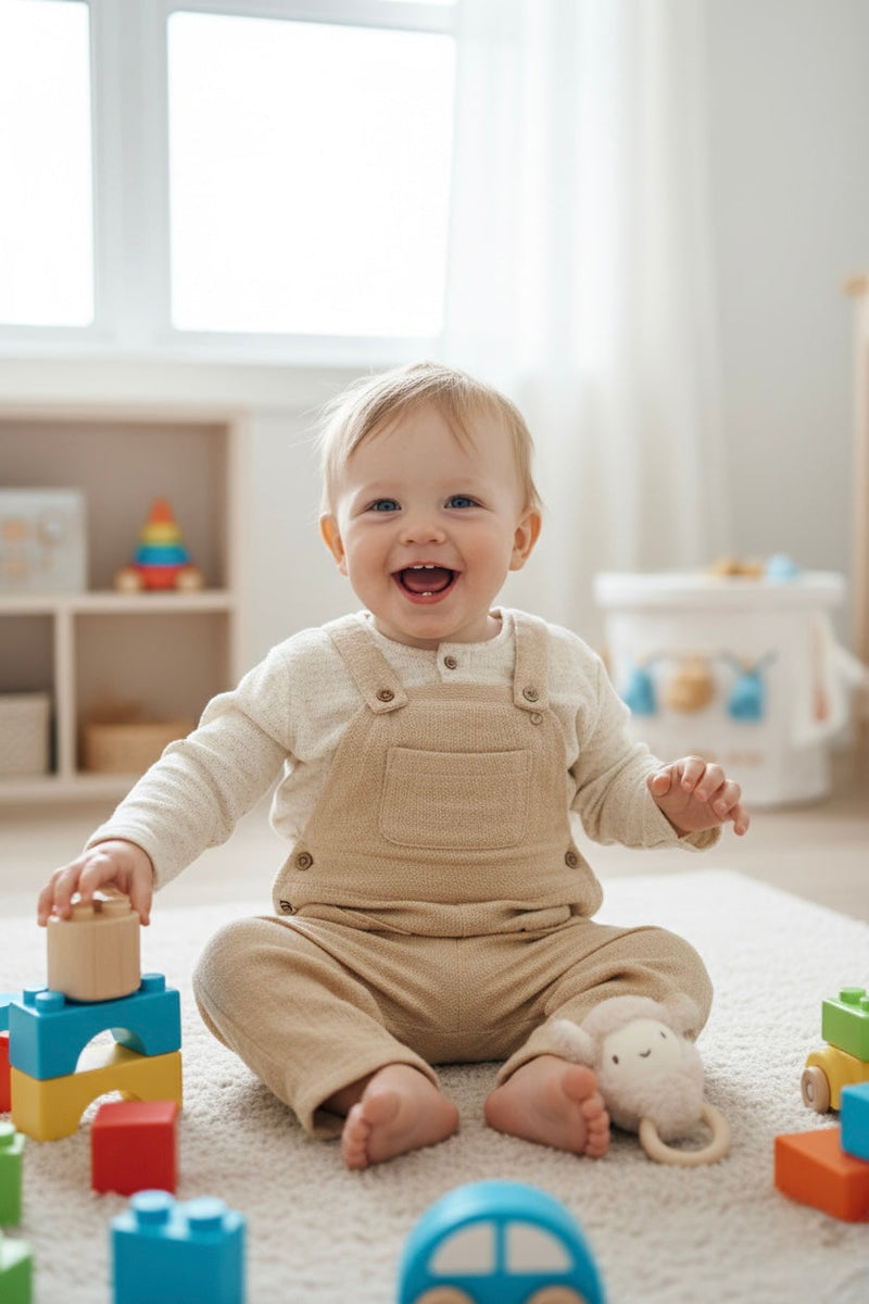 Muslin 2 Piece Apricot Set