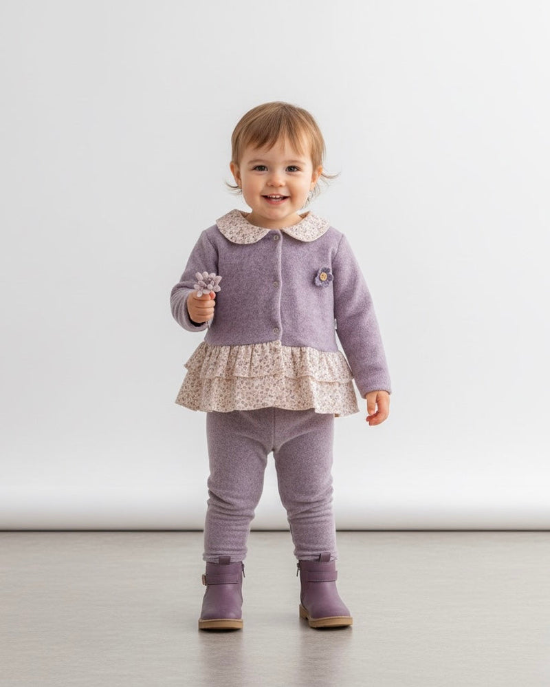 Amelia Set – Lilac with Top & Leggings